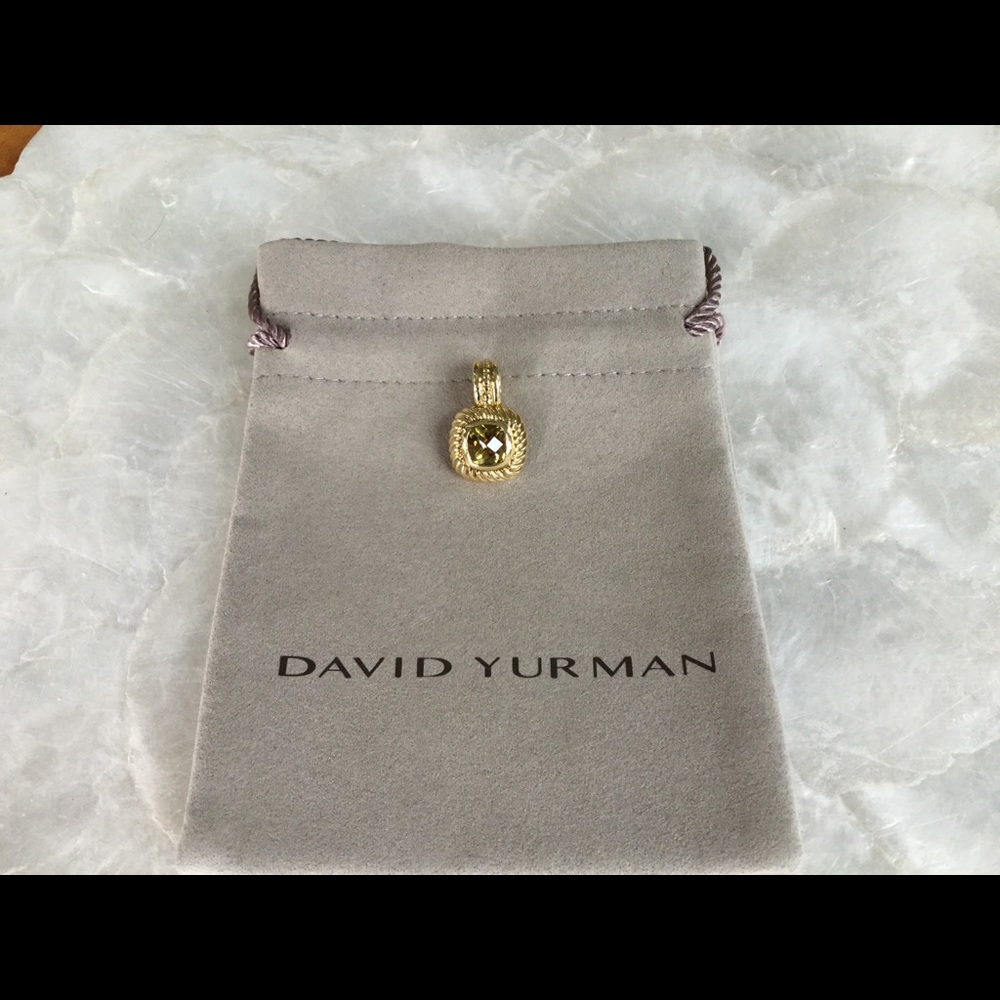 David Yurman 18K Lemon Citrine Albion Pendant